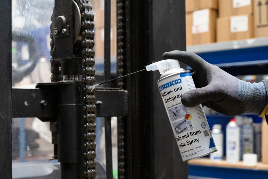 Lubrificante Spray per Catene e Funi | lubrificante ad alta aderenza trasparente