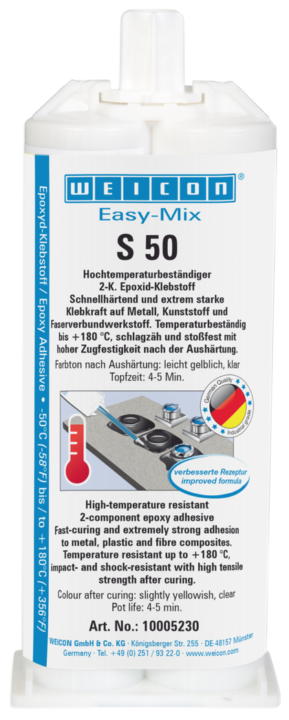Easy-Mix S 50 | Adhésif époxy pour des travaux de réparation et d'entretien rapides Easy-Mix S 50 | Adhésif époxy pour des travaux de réparation et d'entretien rapides