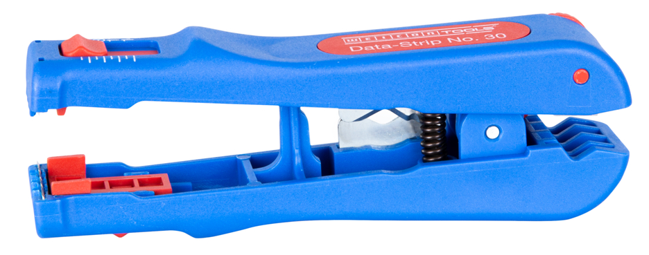 Data-Strip No. 30 | for skinning and stripping data and network cables I incl. side cutter I Working range 4.0 - 10 mm Ø