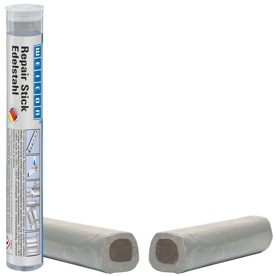 Barretta Acciaio Inox | Stucco per riparazioni non corrosivo con approvazione per l'acqua potabile