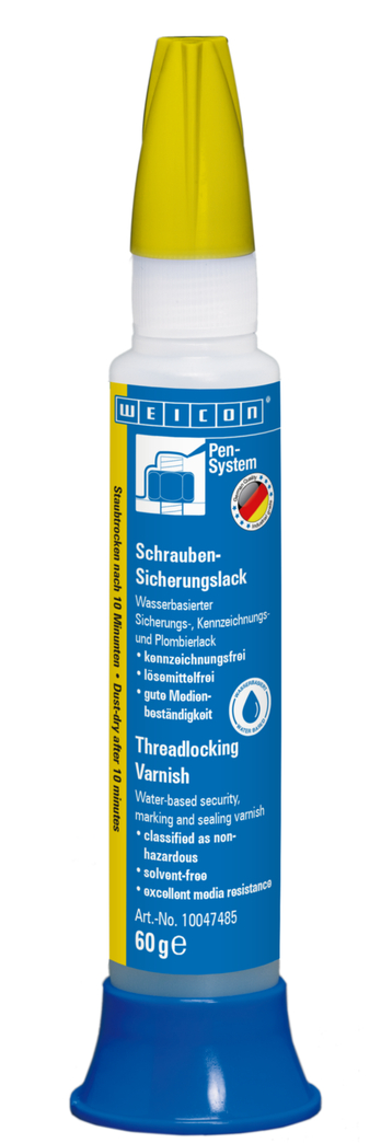 Schraubensicherungslack | Wasserbasierter Sicherungs-, Kennzeichnungs- und Plombierlack