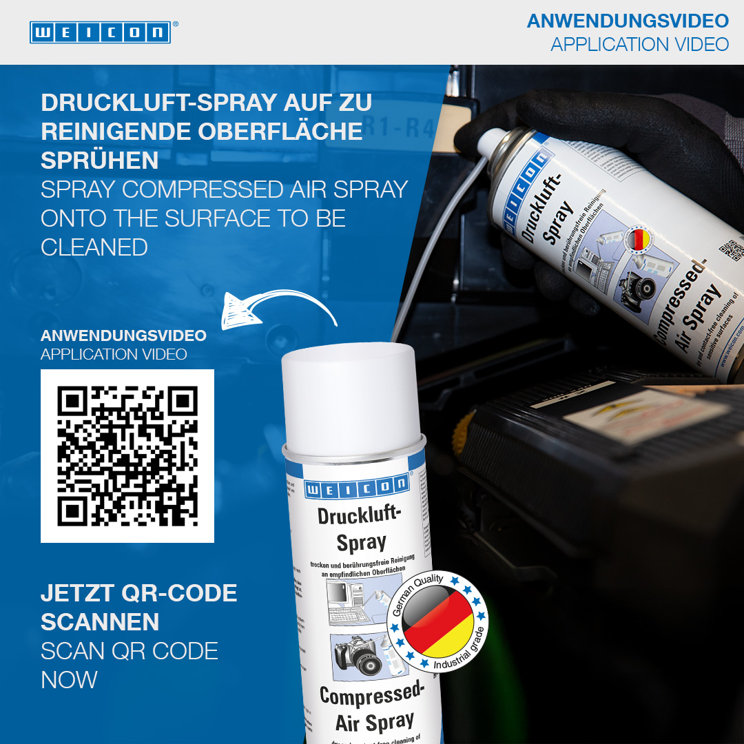 Spray à Air Comprimé | pour un nettoyage sans contact