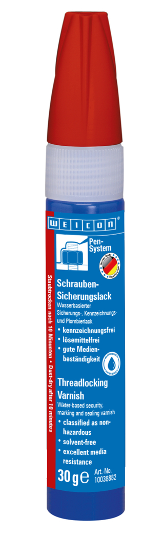 Schraubensicherungslack | Wasserbasierter Sicherungs-, Kennzeichnungs- und Plombierlack