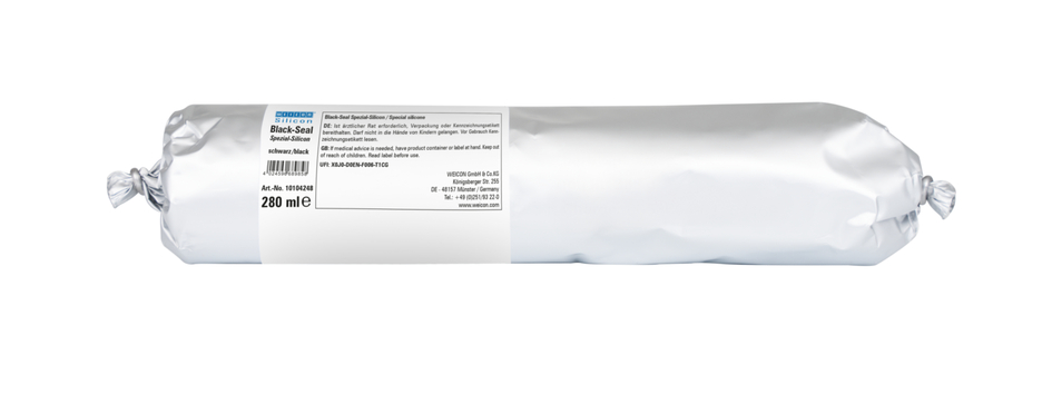 Black-Seal Silicone speciale | sigillante permanentemente elastico per aree resistenti all'olio o al grasso
