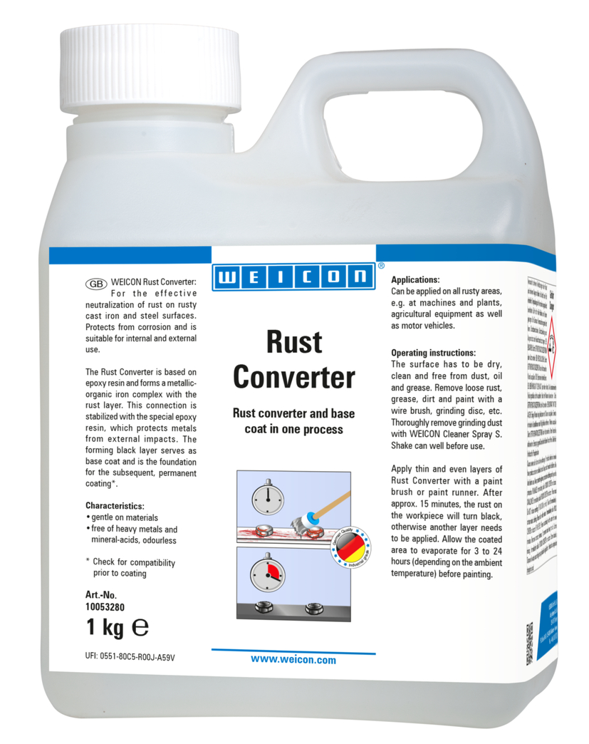 Convertitore di Ruggine | per neutralizzare la ruggine Convertitore di Ruggine | per neutralizzare la ruggine