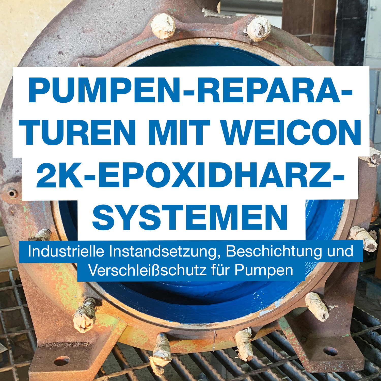 pump, pump system, industrial, valve housing, blue interior