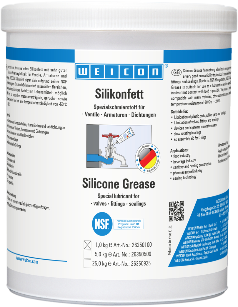 Grasso Siliconico | grasso lubrificante per uso alimentare