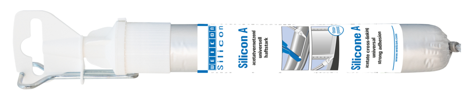 Silicone A | mastic d'étanchéité réticulant à l'acétate et fongicide