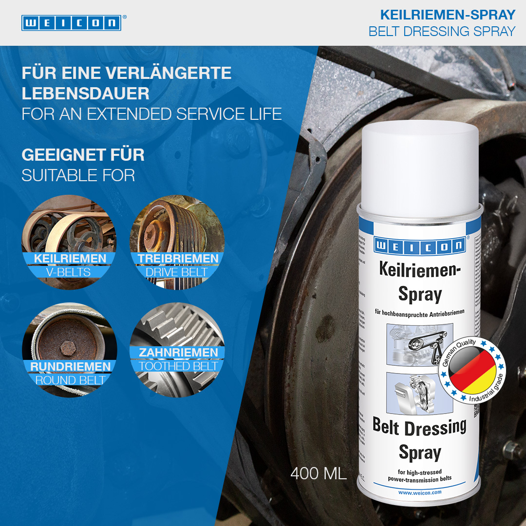 Spray per Cinghie | rivestimento trasparente per cinghie