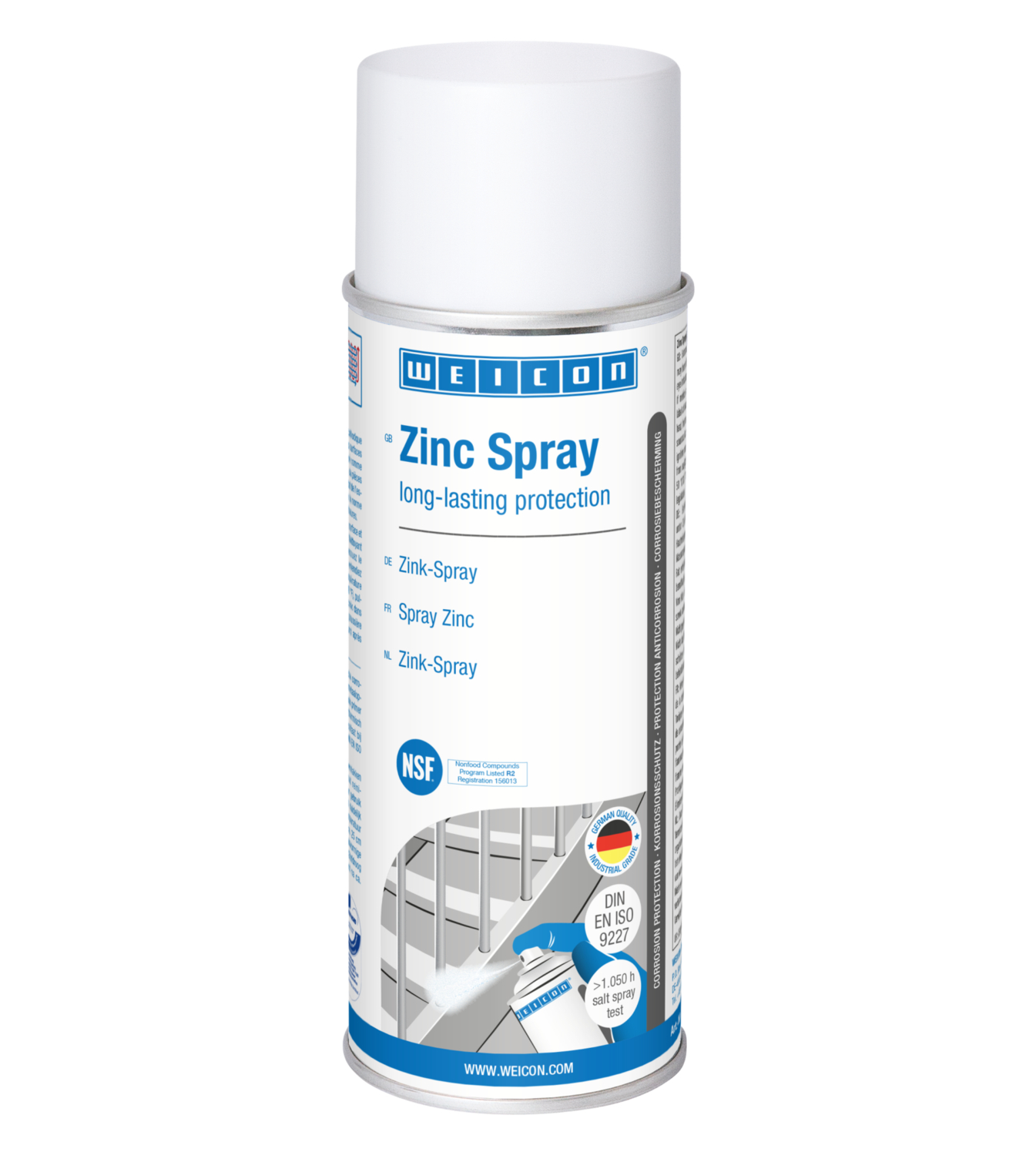 Spray Zinco | protezione dalla corrosione con omologazione per l'uso nel settore alimentare