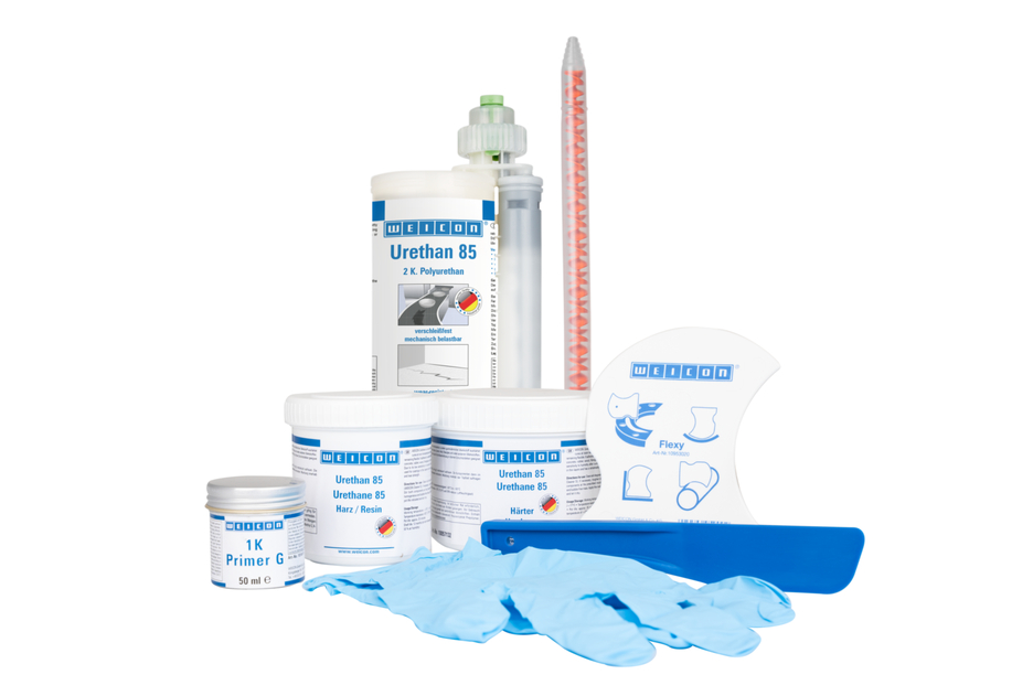Belt Repair-Kit | Polyurea Reparatur- und Beschichtungsmasse für Oberflächen aus Gummi, Arbeitspackung