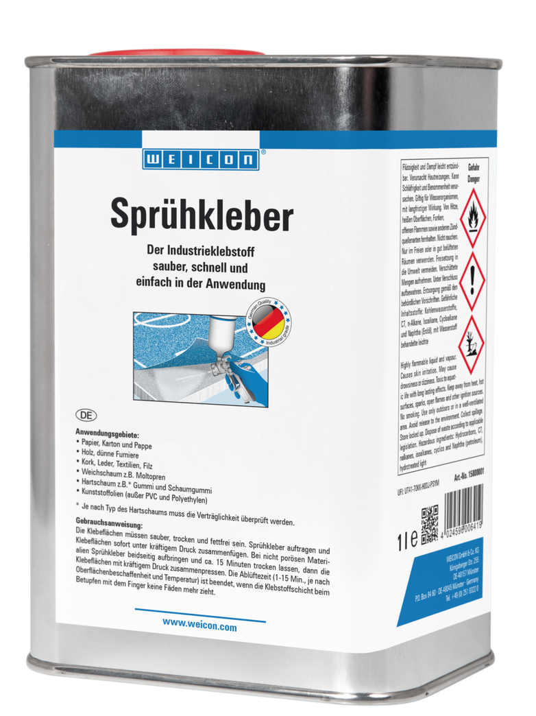 Sprühkleber Flüssigwirkstoff