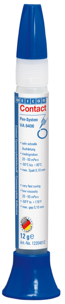 VA 8406 Colla cianoacrilica | Adesivo a contatto per un fissaggio e un incollaggio rapidi