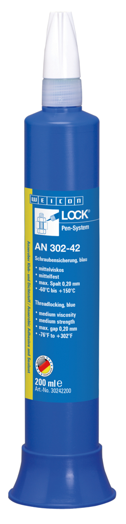 WEICONLOCK® AN 302-42 frenafiletti | adesivo anaerobico di media forza, con approvazione per l'acqua potabile