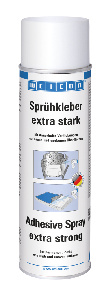 Colla Spray extraforte | adesivo a contatto spray per l'incollaggio forte e permanente di feltro, pelle artificiale e materiali isolanti Colla Spray extraforte | adesivo a contatto spray per l'incollaggio forte e permanente di feltro, pelle artificiale e materiali isolanti