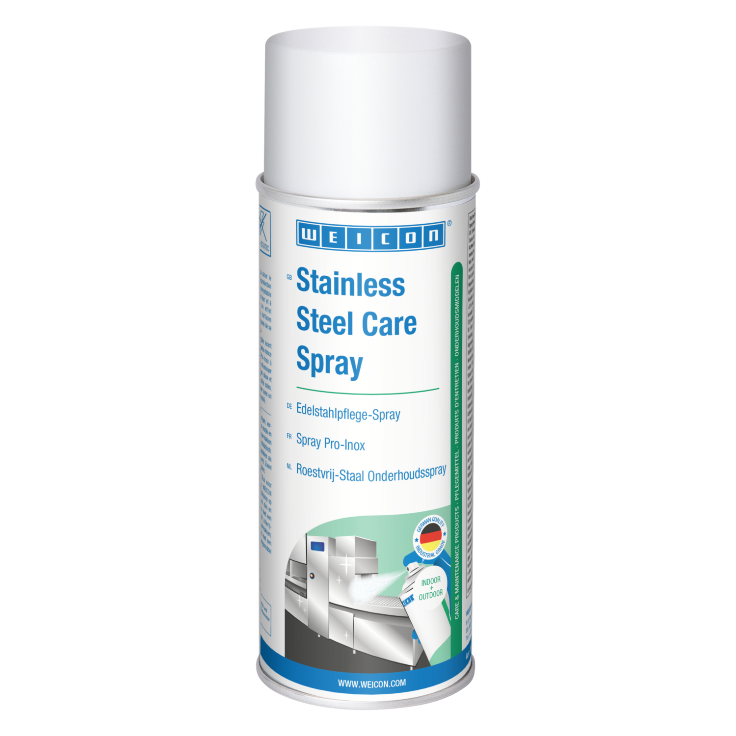 Spray per Acciao Inox | olio per la pulizia, la protezione e la cura dell'acciaio inossidabile