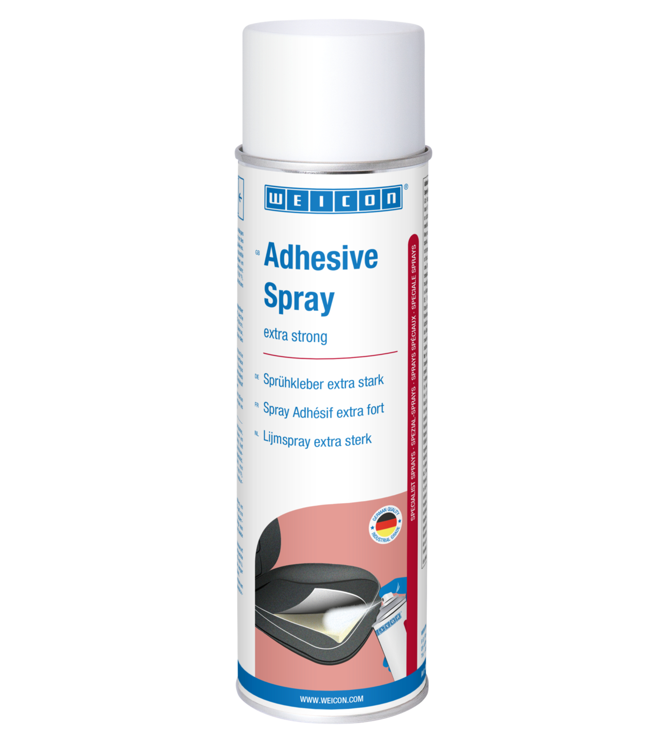 Spray Adhésif extra fort | Colle de contact vaporisable pour un collage fort et durable du feutre, du cuir synthétique et des matériaux isolants