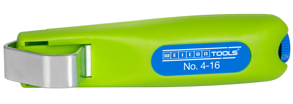 WEICON Couteau à dégainer No. 4-16 Green Line | avec manche à 2 composants, capacité 4 - 16 mm Ø WEICON Couteau à dégainer No. 4-16 Green Line | avec manche à 2 composants, capacité 4 - 16 mm Ø