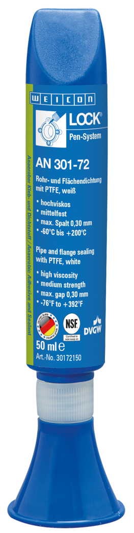 WEICONLOCK® AN 301-72 guarnizione per tubi e flange | con PTFE, a media resistenza, resistente alle alte temperature