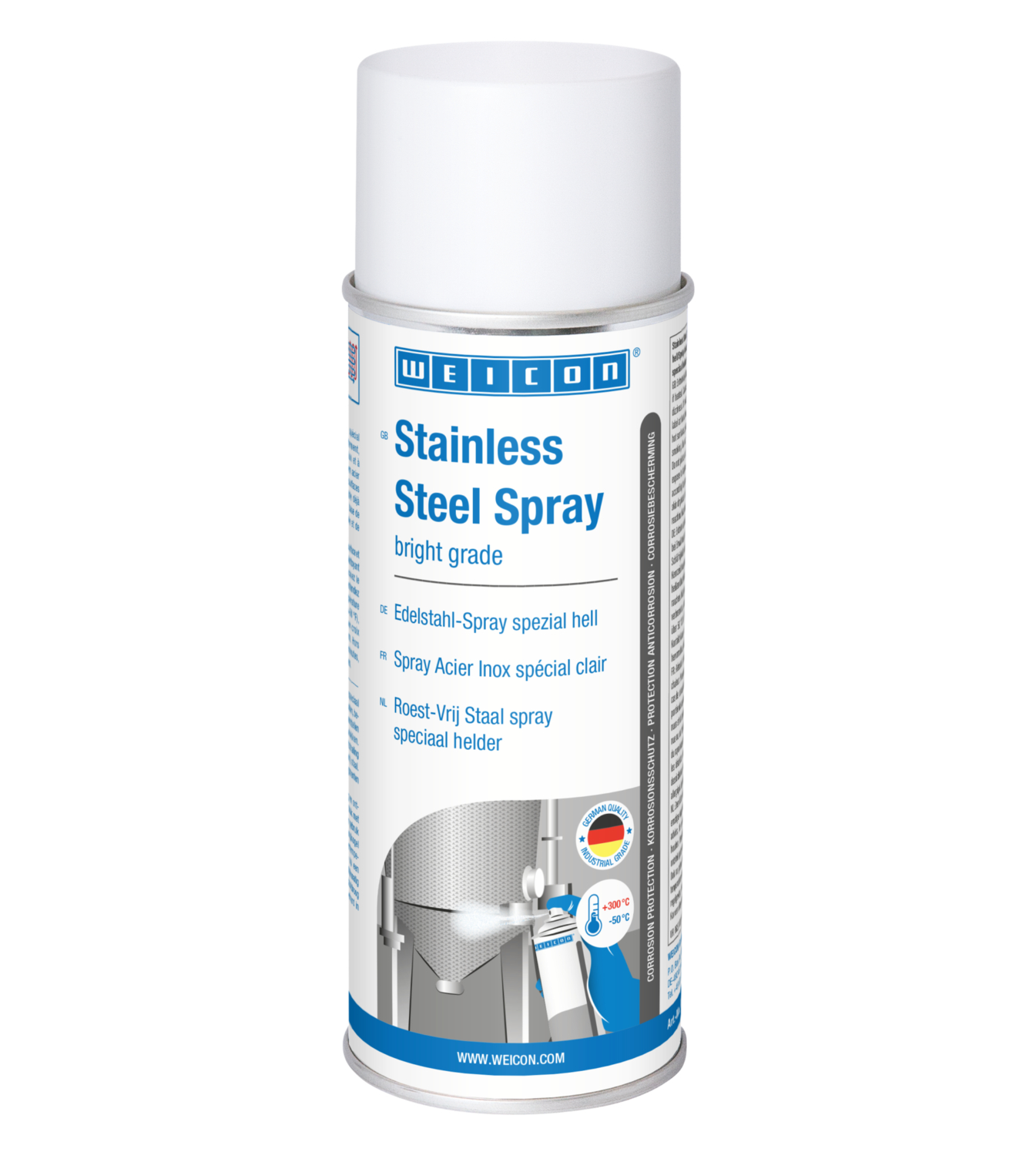 Spray Acciaio Inox tipo brillante | rivestimento superficiale resistente alla corrosione e agli agenti atmosferici