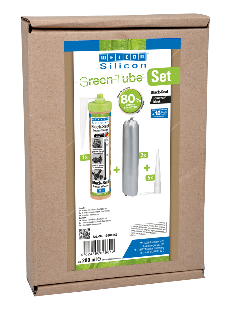 Black-Seal Silicone speciale | sigillante permanentemente elastico per aree resistenti all'olio o al grasso
