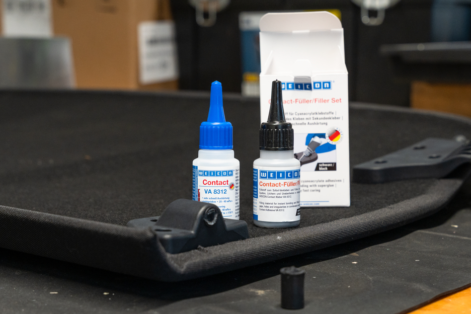 CA-Riempitivo Kit | transparent special filler and cyanoacrylate adhesive Contact VA 8312