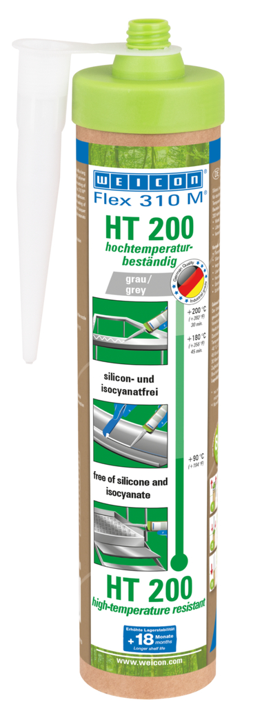 Flex 310 M® HT 200 MS-Polymer | Adhesive and sealant with high initial adhesion - ideal for powder coating and heat-resistant up to 200 °C