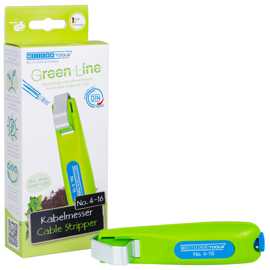 Kabelmesser No. 4-16 Green Line