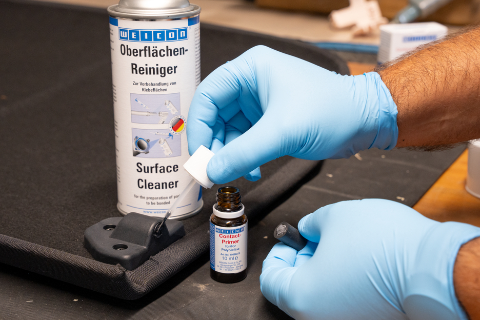 Contact Primer per polielfine | agente preparatore per plastiche a bassa energia superficiale