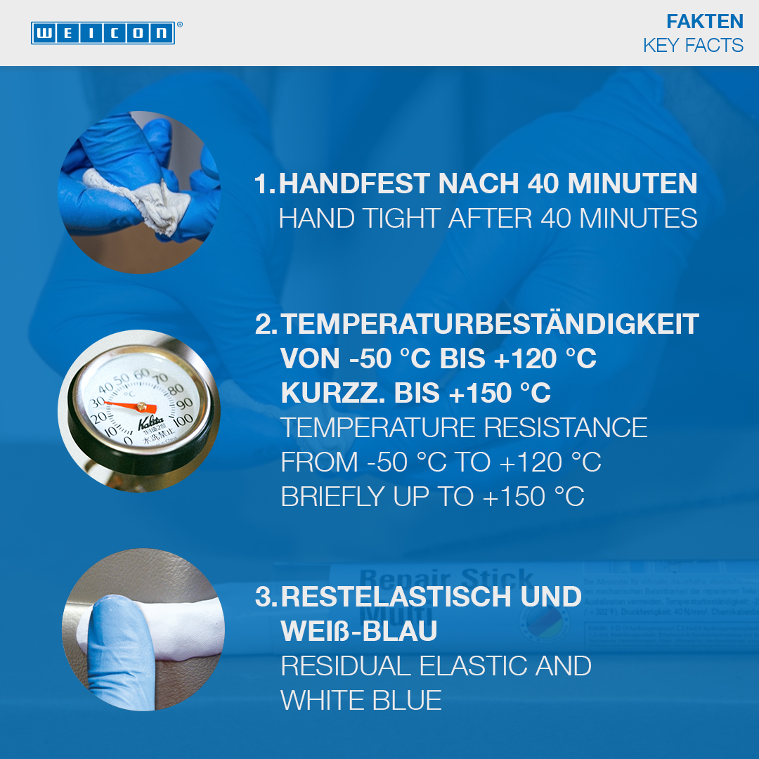 Barretta Plastica | Stucco di riparazione approvato per l'acqua potabile