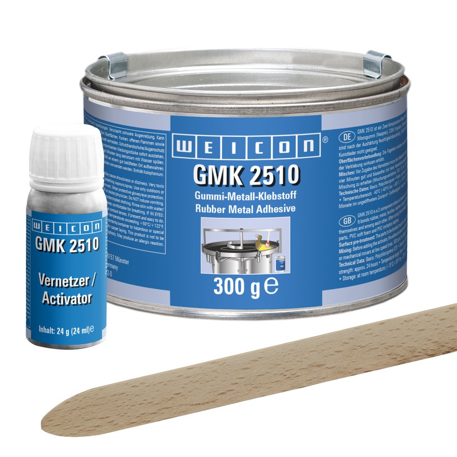 GMK 2510 adesivo di contatto | Adesivo bicomponente per gomma e metallo extra forte GMK 2510 adesivo di contatto | Adesivo bicomponente per gomma e metallo extra forte
