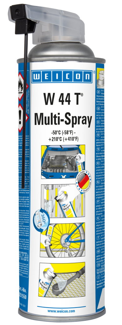 W 44 T® Multi-Spray | Huile lubrifiante et multifonctionnelle à effet quintuple