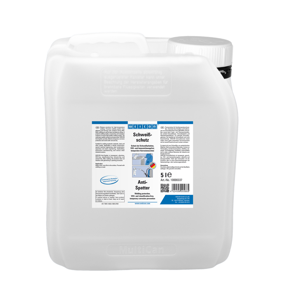 Protezione per la saldatura WEICON | Protezione senza VOC e senza etichettatura per i lavori di saldatura