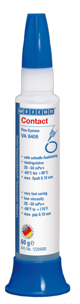 VA 8406 Colla cianoacrilica | Adesivo a contatto per un fissaggio e un incollaggio rapidi VA 8406 Colla cianoacrilica | Adesivo a contatto per un fissaggio e un incollaggio rapidi