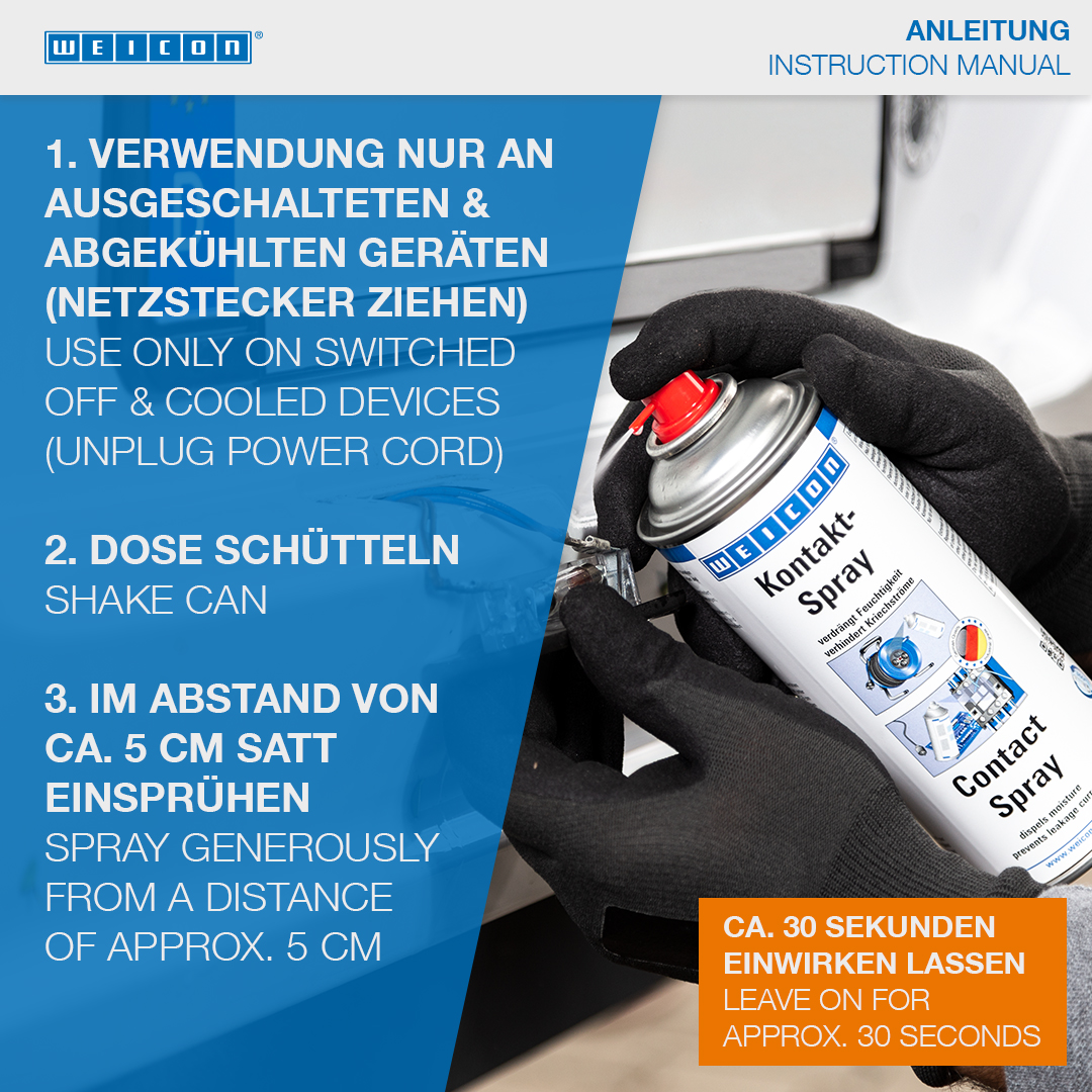Spray Contact | Entretien et protection des contacts électroniques