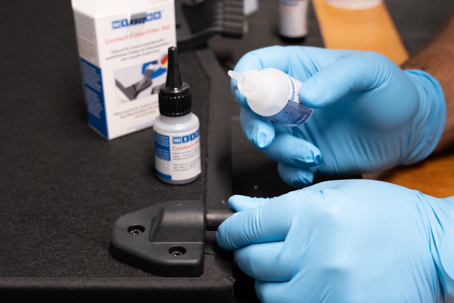 Contact-Filler Set | black special filler and cyanoacrylate adhesive Contact VA 8312