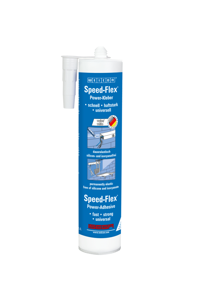 Speed-Flex® | Adesivo e sigillante ad alta viscosità con forte adesione iniziale a base di polimero MS Speed-Flex® | Adesivo e sigillante ad alta viscosità con forte adesione iniziale a base di polimero MS