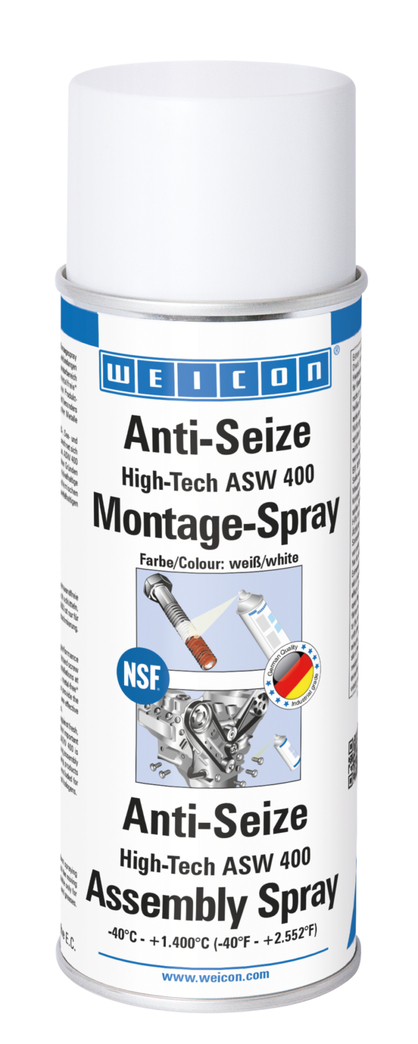 Spray de Montage Anti-Seize High-Tech | Pâte de lubrification solide