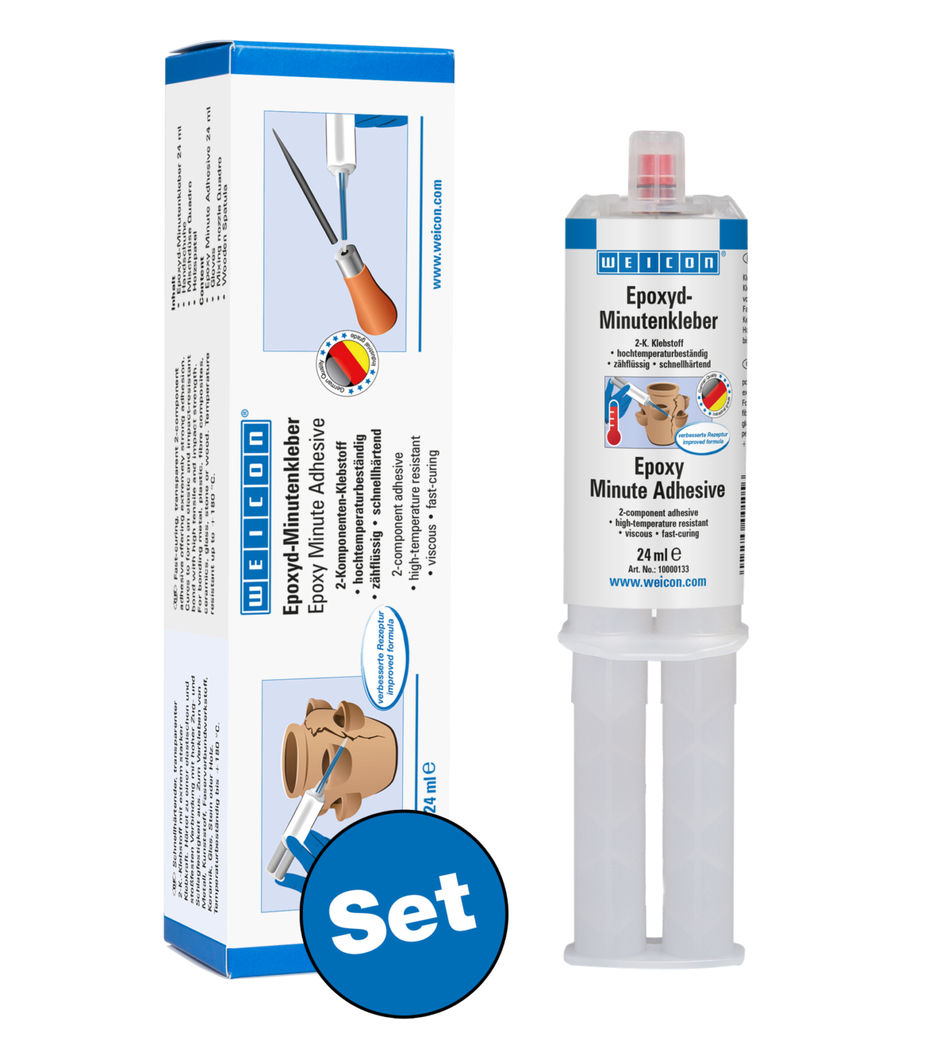 Epoxy Minute | Adesivo epossidico universale, resistente alle alte temperature