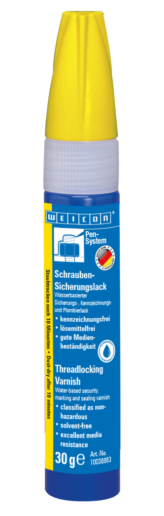 Schraubensicherungslack | Wasserbasierter Sicherungs-, Kennzeichnungs- und Plombierlack