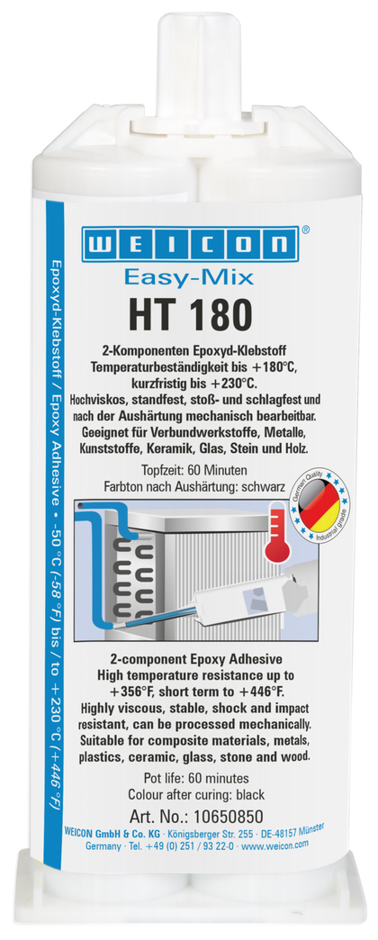 Easy-Mix HT 180 | Epoxid-Klebstoff hochtemperaturbeständig bis 180°C