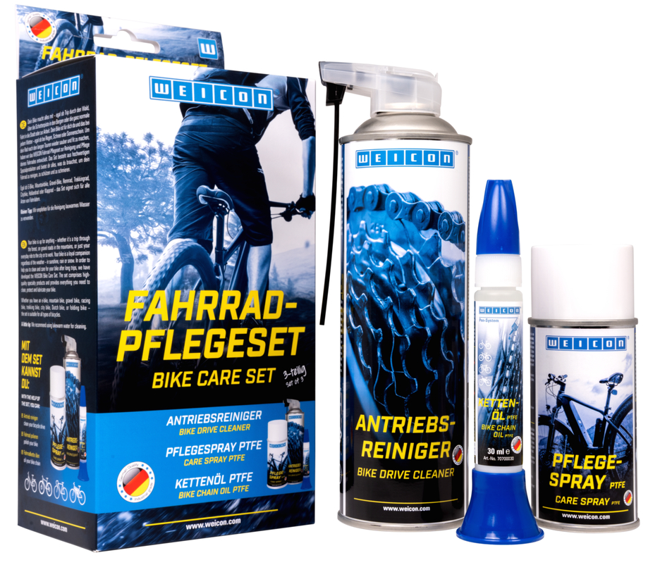 WEICON Kit d’entretien pour vélos, 3 éléments | pour tous types de vélos WEICON Kit d’entretien pour vélos, 3 éléments | pour tous types de vélos