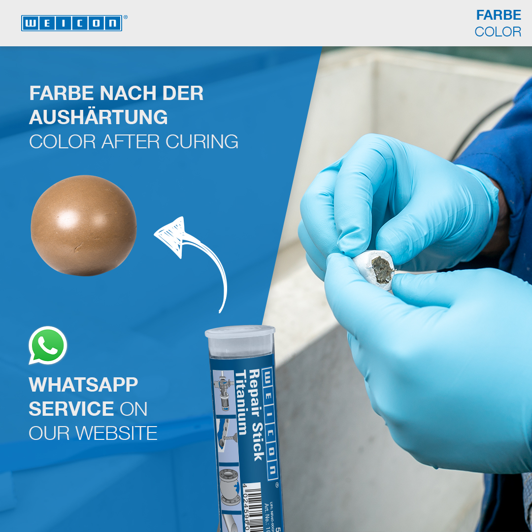 Barretta Titanio | Stucco per riparazioni, resistente alle alte temperature