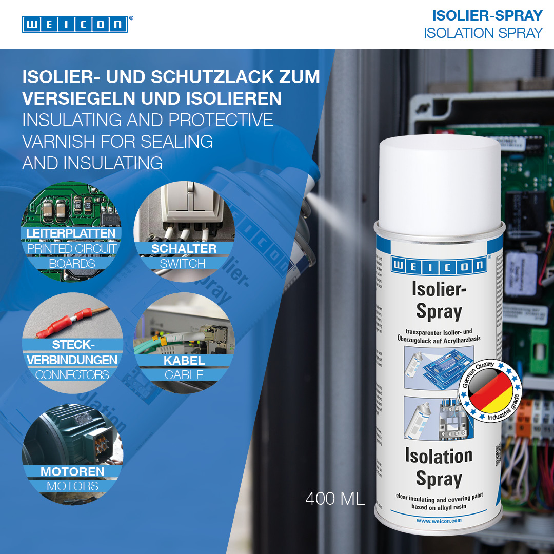 Spray d’Isolation | Vernis isolant et protecteur pour sceller et isoler