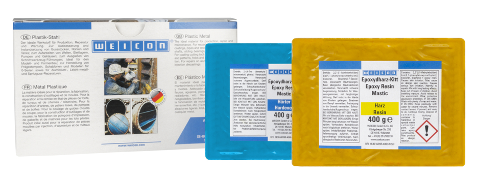 WEICON Epoxy Resin Putty | kneadable universal repair compound WEICON Epoxy Resin Putty | kneadable universal repair compound