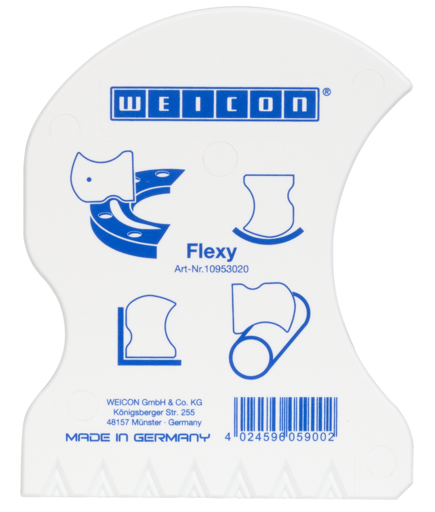 Spatule de Contour Flexy | spatule de forme spéciale pour une finition précise des contours