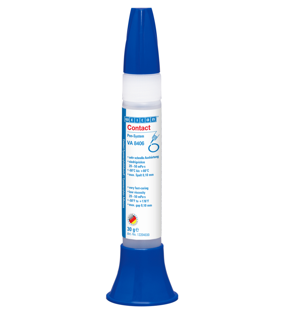 VA 8406 Colla cianoacrilica | Adesivo a contatto per un fissaggio e un incollaggio rapidi VA 8406 Colla cianoacrilica | Adesivo a contatto per un fissaggio e un incollaggio rapidi