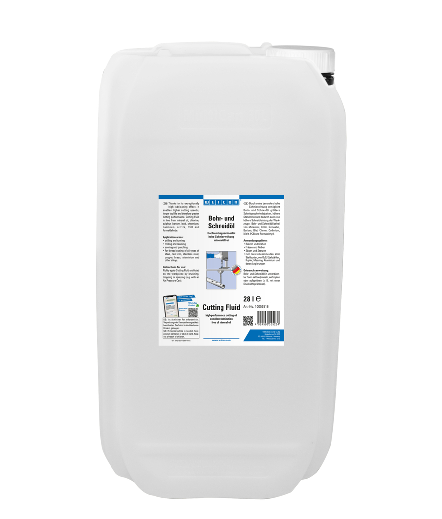 Olio per foratura e taglio WEICON | Olio da taglio ad alte prestazioni