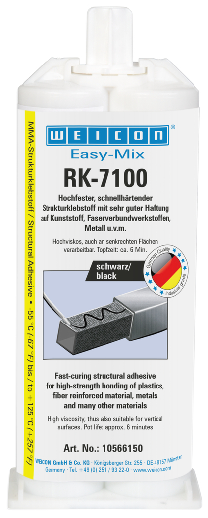 Easy-Mix RK-7100 colla strutturale a base di acrilato | adesivo acrilico strutturale, a indurimento rapido