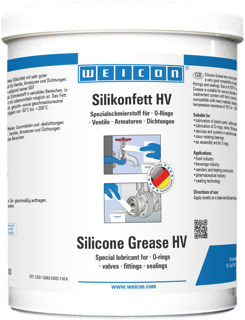 Grasso Siliconico HV | grasso lubrificante per uso alimentare